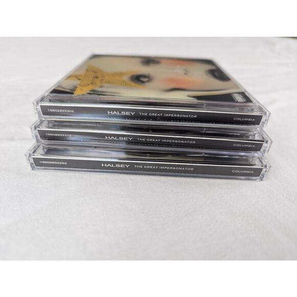 Halsey Signed CDs The Great Impersonator Autographed Insets 70s 80s 90s Bundle - Picture 10 of 11
